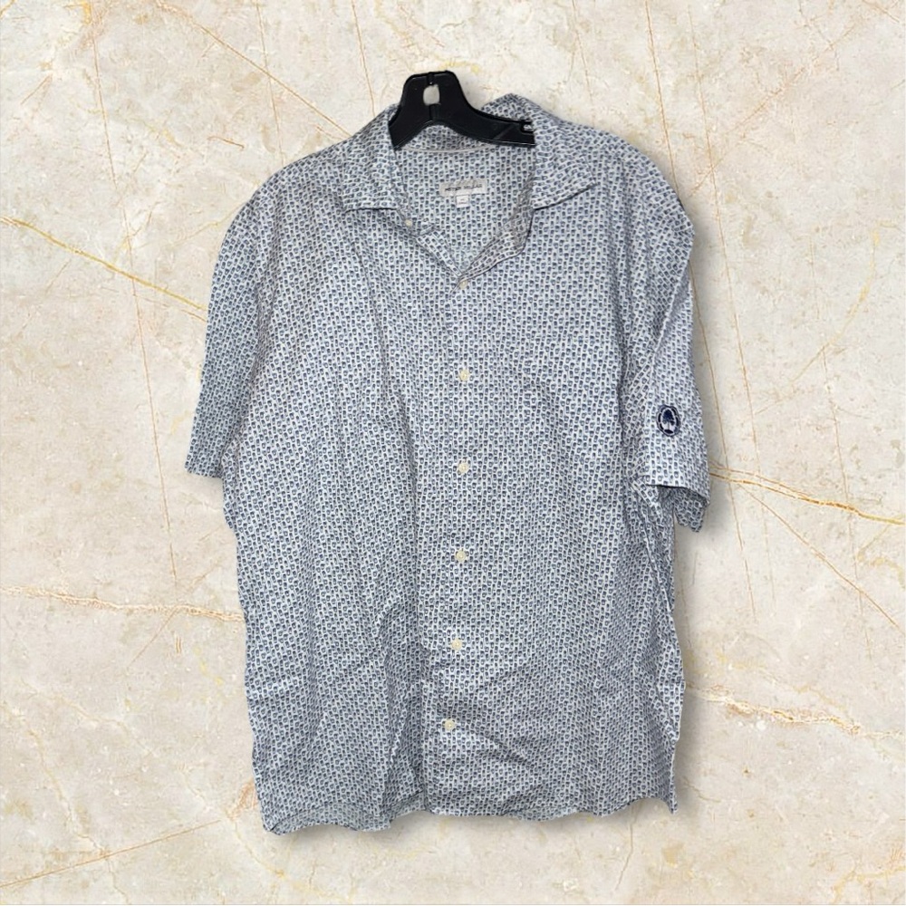 Peter Millar Crown Men's Screwdriver Sunday Sport Shirt Drinks Untucked Sz XL